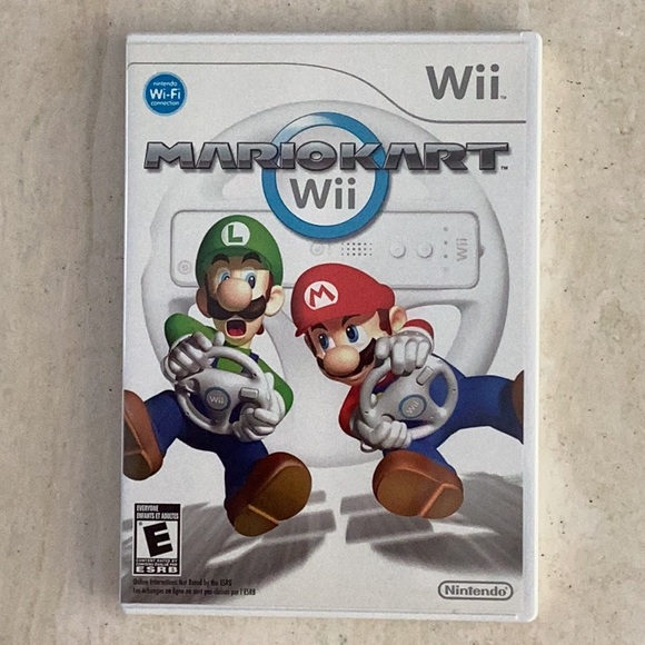 Mario Kart & Wheel Nintendo Wii Game Racing Steering Driving Drive - Picture 2 of 12
